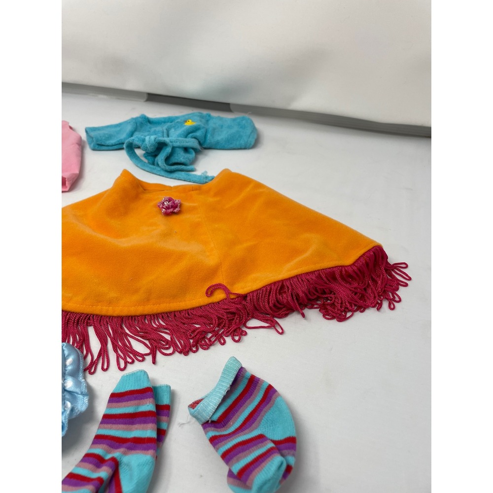 American Girl 8pc Tagged Clothing Lot - Floral Dress, Poncho, Sleep Set & More - Picture 2 of 13